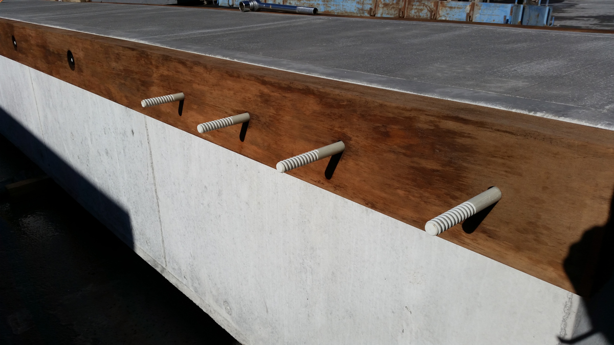 Walers and Thru-Rods Make Use of New Materials in Dock Construction