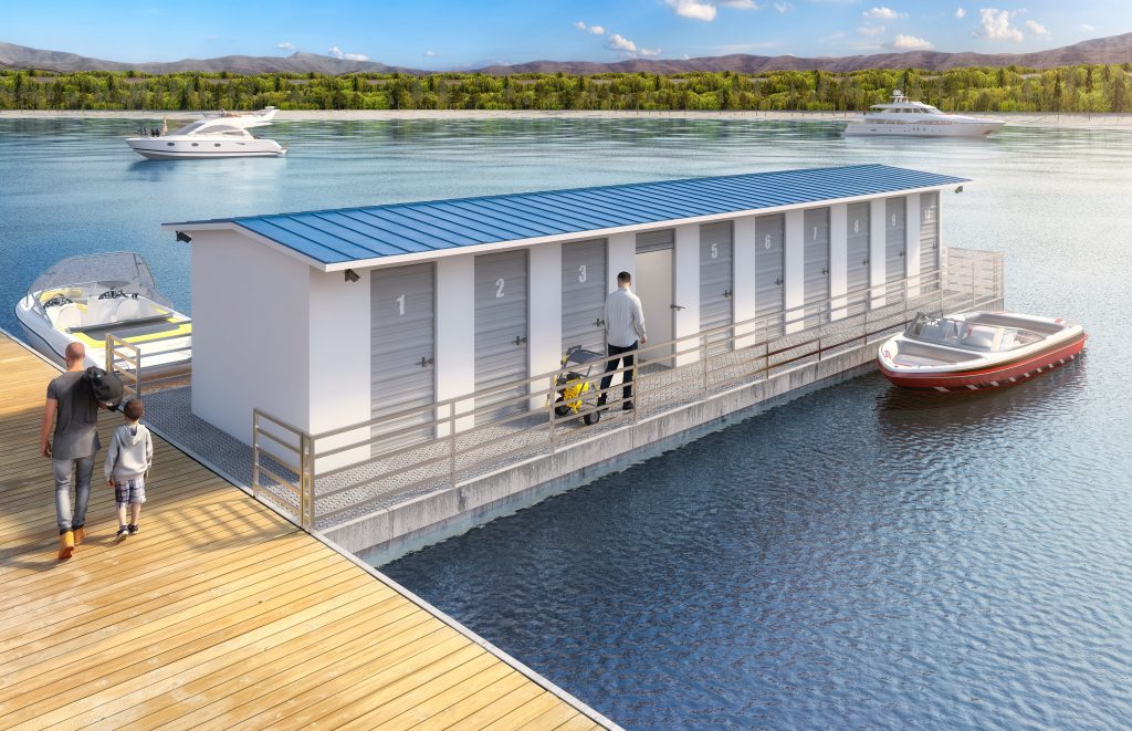 Storage Barge Marina Dock Age