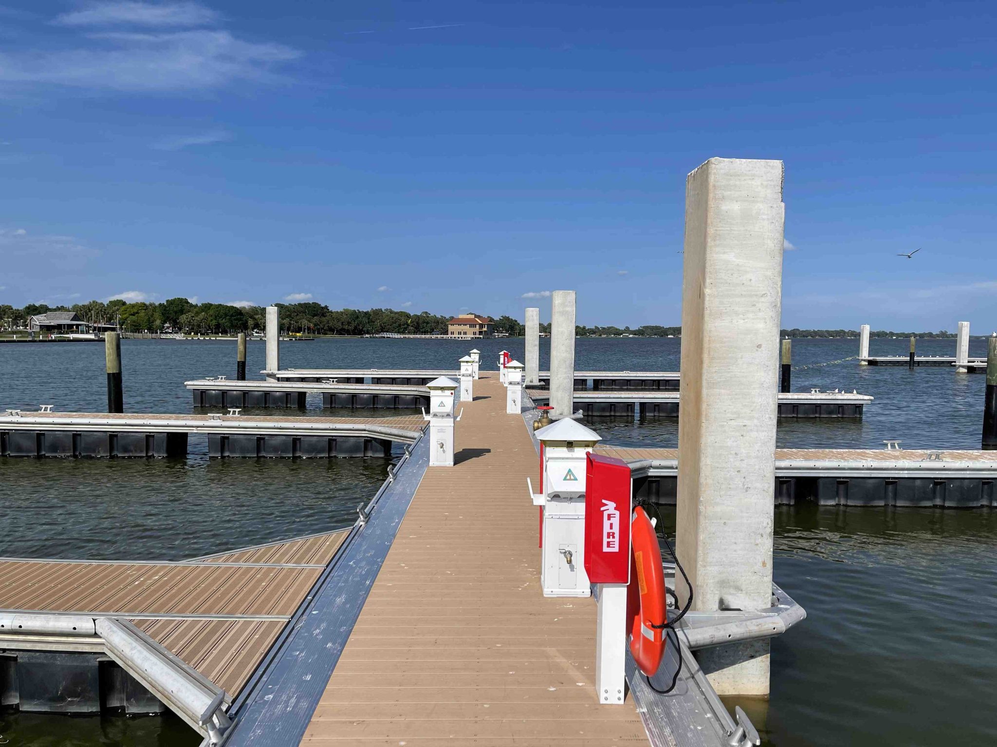 Tavares Opens Rebuilt Seaplane Base/Marina Marina Dock Age