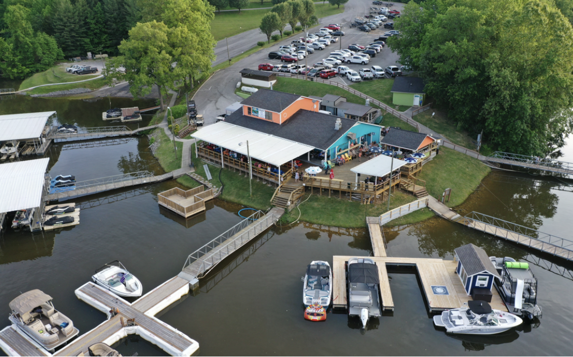 Tims Ford Aerial Marina Dock Age