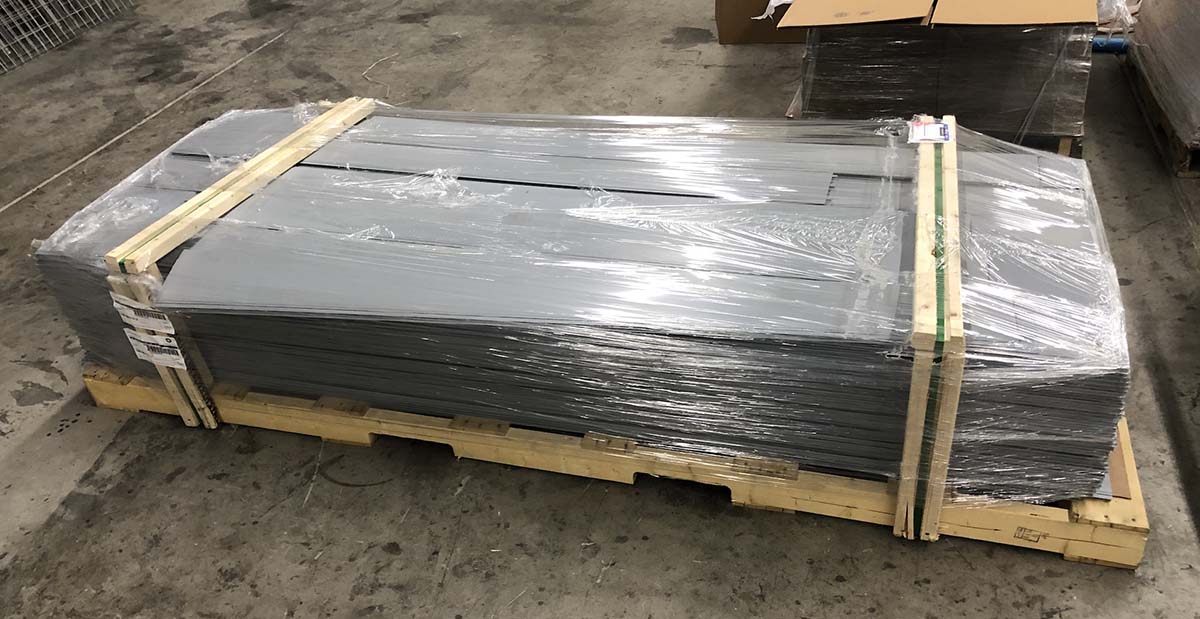 1. pallet of materials