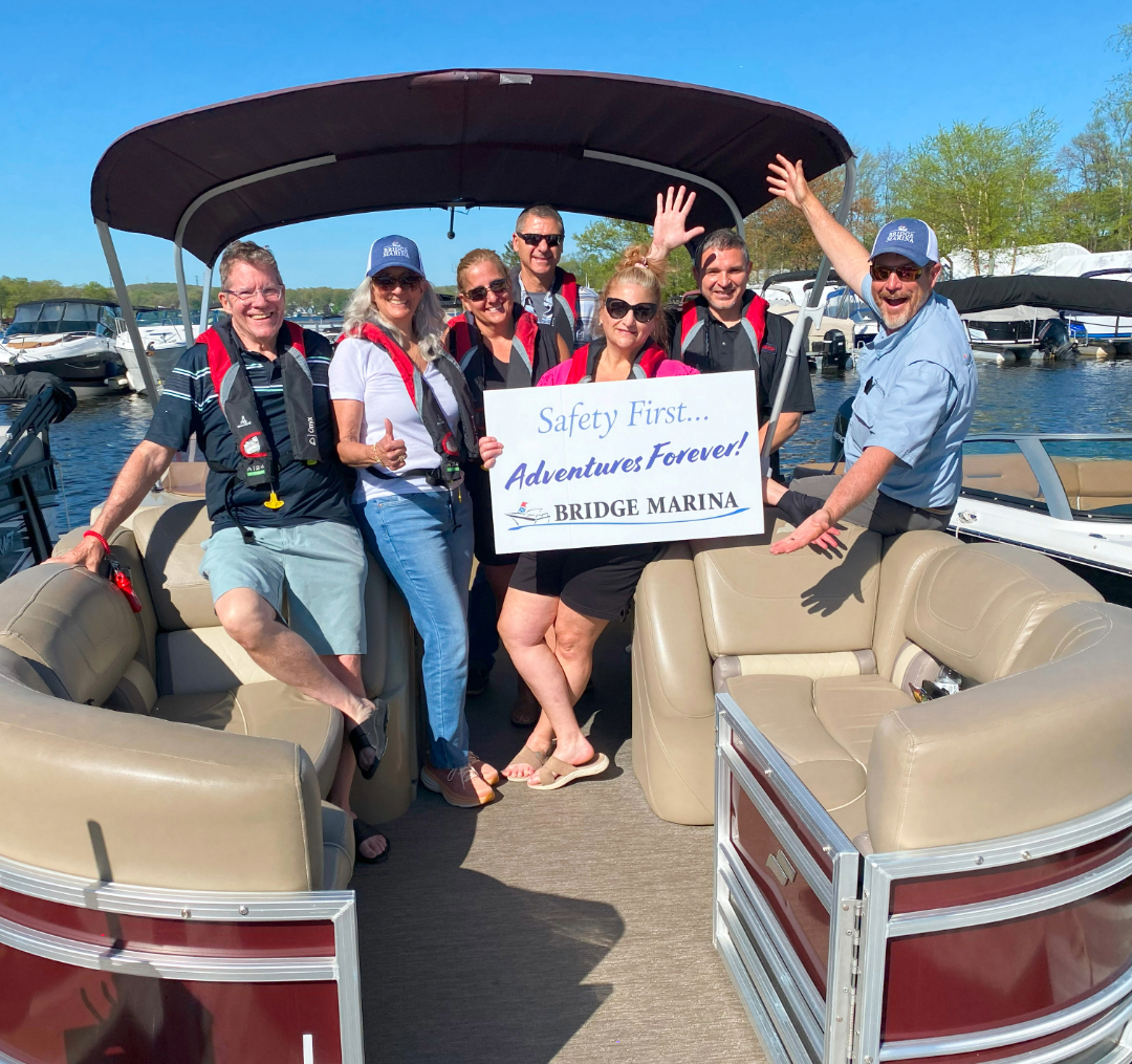 Bridge Marina 2025 Marina Dock Age Photo Contest submission boating lesson happy group2